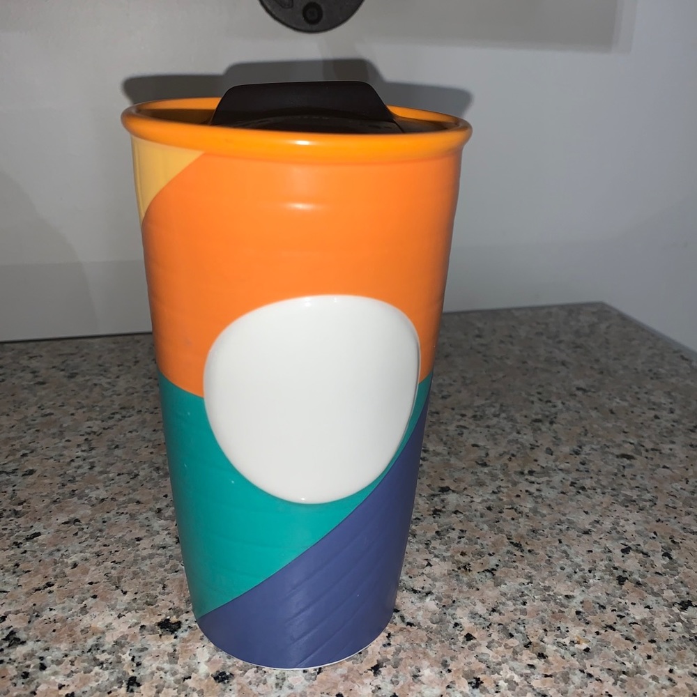 Never used Starbucks Color Block Travel Mug